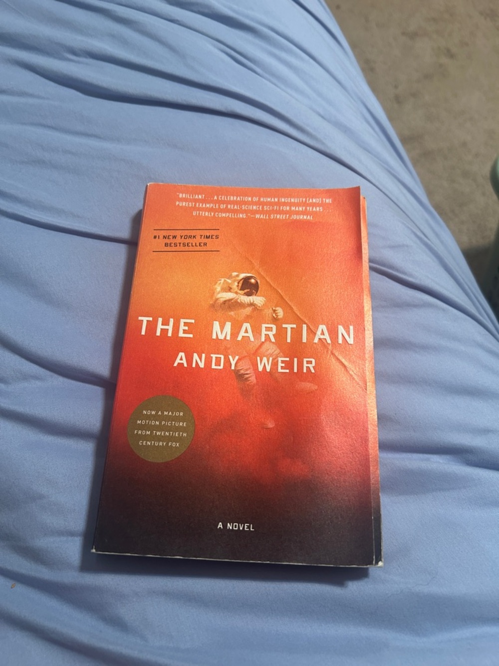 NY Collection Orange and Black The Martian Paperback